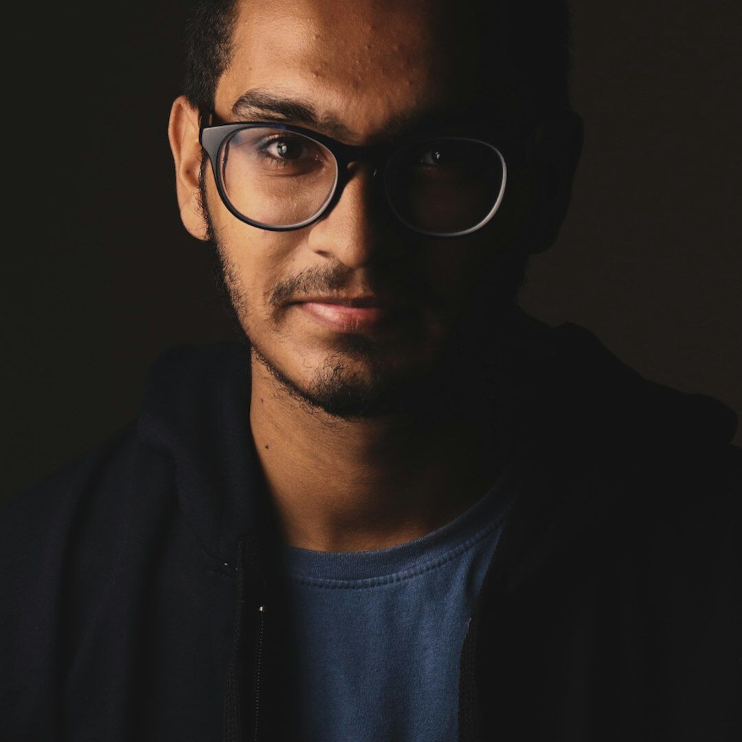 Business professional man with glasses